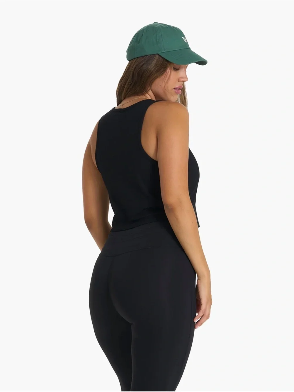 Vuori Black Cove Cropped Tank Size XS - Picture 6 of 6